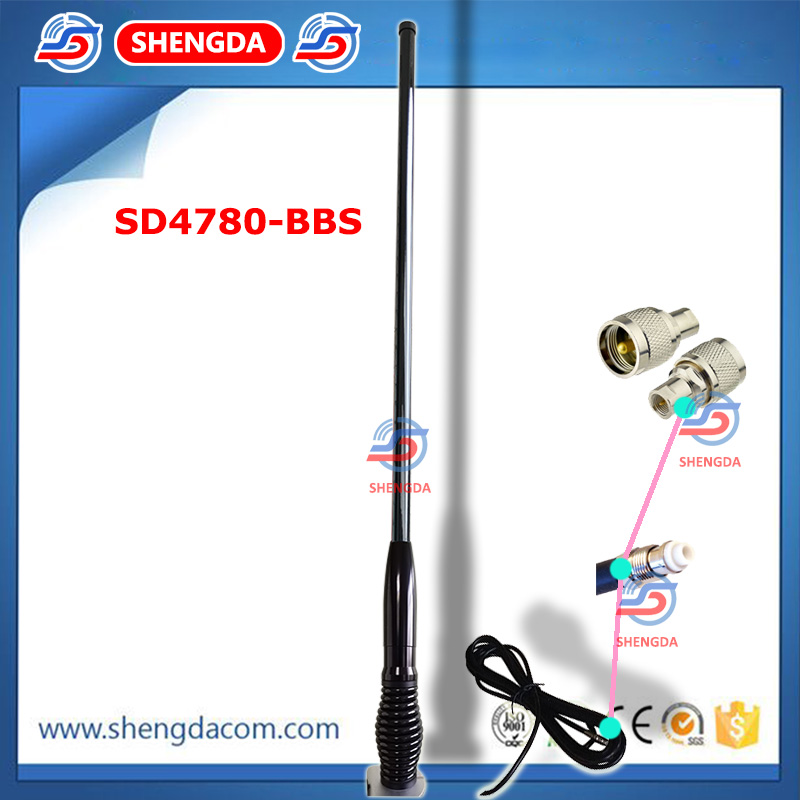 6.6dBi Mobile Antenna with Heavy Duty Spring